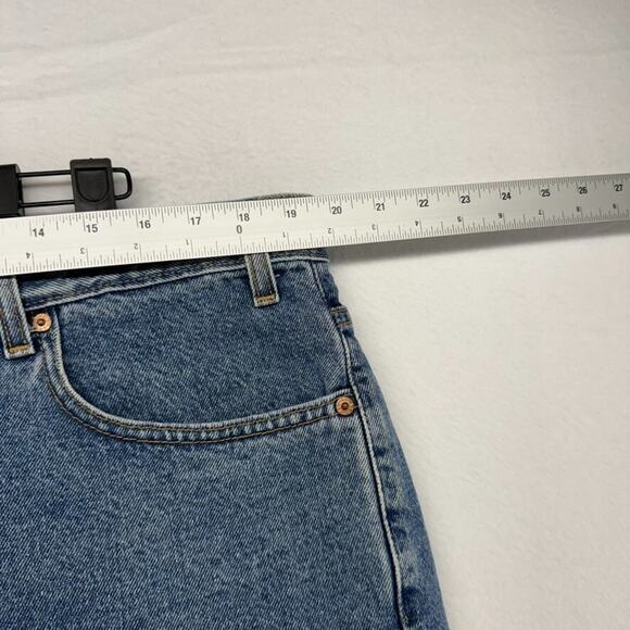 Vintage Levis Jorts Mens 40 Blue Denim Jean Regular Faded Baggy USA Made 505 y2k - Picture 3 of 9